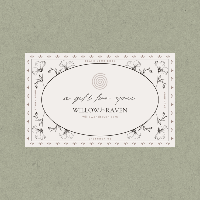 Willow & Raven Gift Card